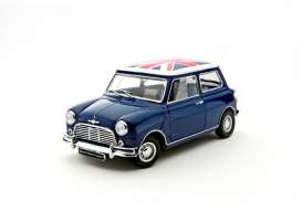 Morris Mini - 1968 blue/white/red - 1:18 - Kyosho - 8108B - kyo8108B | Toms Modelautos