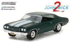 Chevrolet  - Chevelle SS 396 1970 green/white - 1:64 - GreenLight - 44780F - gl44780F | Toms Modelautos