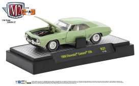 Chevrolet  - Camaro 250 1969 frost green metallic - 1:64 - M2 Machines - 32600-37D - M2-32600-37D | Toms Modelautos