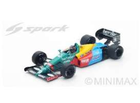 Benetton  - 1988 green/blue/yellow - 1:18 - Spark - 18S222 - spa18S222 | Toms Modelautos