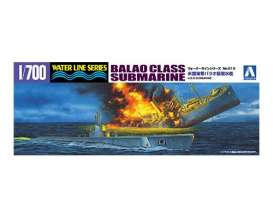 Boats  - US Navy Balao  - 1:700 - Aoshima - 05209 - abk05209 | Toms Modelautos