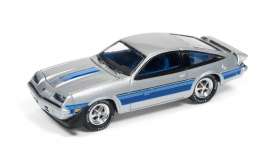 Chevrolet - 1980 silver/blue - 1:64 - Johnny Lightning - CG002B5 - JLCG002B5 | Tom's Modelauto's Chevrolet - 1980 silver/blue - 1:64 - Johnny Lightning - CG002B5 - JLCG002B5 | Tom's Modelauto's