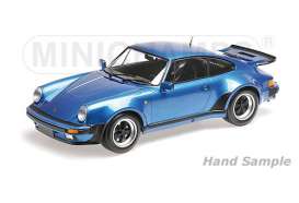 Porsche  - 1977 blue metallic - 1:12 - Minichamps - 125066104 - mc125066104 | Toms Modelautos