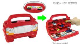 Accessoires  - 1/64 Carry Case for 18pcs 2017 red - 1:64 - Motor Max - 78117 - mmax78117 | Toms Modelautos