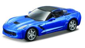 Chevrolet - 2014 blue - 1:64 - Bburago - bura59037b | Tom's Modelauto's Chevrolet - 2014 blue - 1:64 - Bburago - bura59037b | Tom's Modelauto's