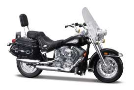 Harley Davidson  - 2000 black - 1:18 - Maisto - 09192 - mai09192 | Toms Modelautos