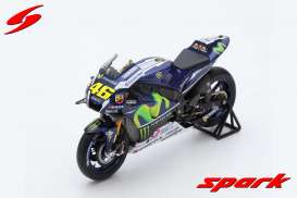 Yamaha  - YZR-M1 2016 blue/white - 1:12 - Spark - m12003 - spam12003 | Toms Modelautos