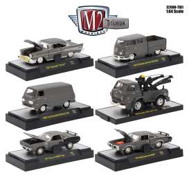 Assortment/ Mix  - titanium - 1:64 - M2 Machines - 32600TI01 - M2-32600TI01 | Toms Modelautos