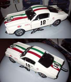 Shelby Ford - GT 350R #18 1965 white/green/red - 1:18 - Shelby Collectibles - shelby357 | Toms Modelautos