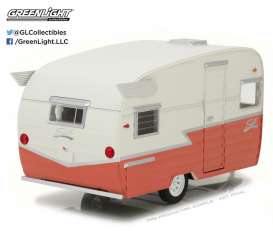 Shasta  - white/coral - 1:24 - GreenLight - 18415A - gl18415A | Toms Modelautos