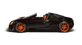 Bugatti  - 2014 black/orange - 1:18 - Rastar - rastar43900bk | Toms Modelautos