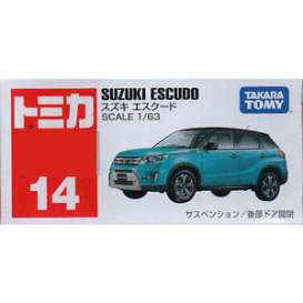 Suzuki  - turquoise - 1:63 - Tomica - toJ14 | Toms Modelautos