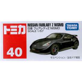 Nissan  - black - 1:57 - Tomica - toJ40 | Toms Modelautos