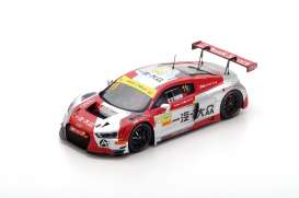 Audi  - R8 2016 white/red - 1:43 - Spark - SA115 - spaSA115 | Toms Modelautos