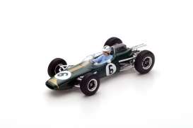 Brabham  - 1963 green/gold - 1:43 - Spark - s5249 - spas5249 | Toms Modelautos