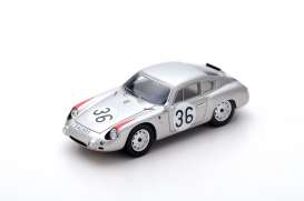 Porsche  - 1961 silver - 1:43 - Spark - s4682 - spas4682 | Toms Modelautos