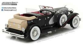 Duesenberg  - silver/black - 1:18 - GreenLight - 13504 - gl13504 | Toms Modelautos