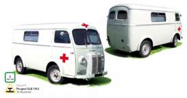Peugeot  - D4B Ambulance 1963 white/red - 1:18 - Norev - 184699 - nor184699 | Toms Modelautos