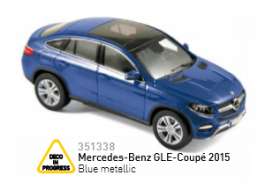 Mercedes Benz  - 2015 blue metallic - 1:43 - Norev - 351338 - nor351338 | Toms Modelautos