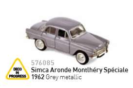 Simca  - 1962 grey metallic - 1:87 - Norev - 576085 - nor576085 | Toms Modelautos