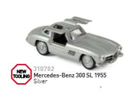 Mercedes Benz  - 1955 silver - 1:64 - Norev - 310702 - nor310702 | Toms Modelautos
