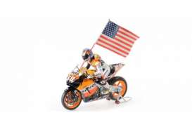 Honda  - 2006 orange/white/red/black - 1:12 - Minichamps - 122061169 - mc122061169 | Toms Modelautos