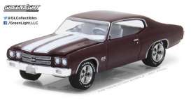 Chevrolet  - 1970 black cherry - 1:64 - GreenLight - 13190C - gl13190C | Toms Modelautos