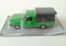 Wartburg  - 353 pick-up green - 1:43 - Magazine Models - PCwartburg353 - MagPCwar353 | Toms Modelautos