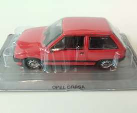 Opel  - Corsa  red - 1:43 - Magazine Models - PCcorsaR - MagPCcorsaR | Toms Modelautos