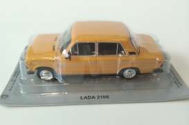 Lada  - 2106 orange - 1:43 - Magazine Models - PClada2106o - magPClada2106o | Toms Modelautos