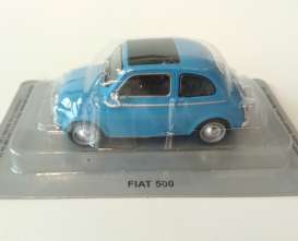 Fiat  - 500 1960 blue - 1:43 - Magazine Models - PCfi500b - magPCfi500b | Toms Modelautos