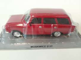 Moskvitch  - 2137 red - 1:43 - Magazine Models - PCmos2137r - magPCmos2137r | Toms Modelautos