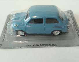 ZAZ  - 965A Zaporozec blue - 1:43 - Magazine Models - PCzaz965A - magPCzaz965A | Toms Modelautos