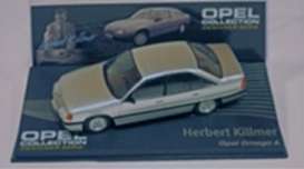 Opel  - Omega A 1989 silver - 1:43 - Magazine Models - OOmegaAs - MagOOmegaAs | Toms Modelautos