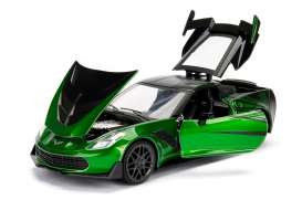 Transformers Corvette - 2016 green/black - 1:24 - Jada Toys - 98499 - jada98499 | Toms Modelautos