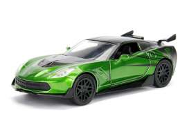 Transformers Corvette - 2016 green/black - 1:32 - Jada Toys - 98397 - jada98397 | Toms Modelautos