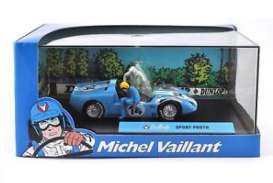 Michel Vaillant  - light blue/white - 1:43 - Magazine Models - MVsportProto - magMVsportProto | Toms Modelautos