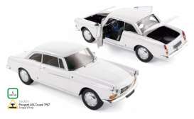 Peugeot  - 1967 arosa white - 1:18 - Norev - 184831 - nor184831 | Toms Modelautos