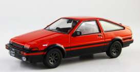 Toyota  - Trueno Sprinter red/black - 1:43 - Kyosho - 3892r - kyo3892r | Toms Modelautos