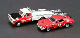 Ford Mustang - 1969 red/white - 1:64 - Acme Diecast - 51139 - acme51139 | Toms Modelautos