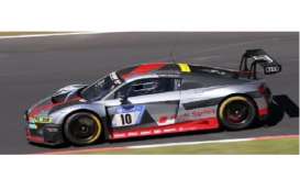 Audi  - R8 2017 silver/red - 1:43 - Spark - SG300 - spaSG300 | Toms Modelautos