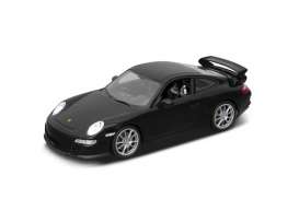 Porsche  - 2008 black - 1:18 - Welly - 18024bk - welly18024bk | Toms Modelautos
