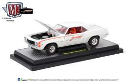 Chevrolet  - 1969 pearl white/orange stripes - 1:24 - M2 Machines - 40300-56A - M2-40300-56A | Toms Modelautos