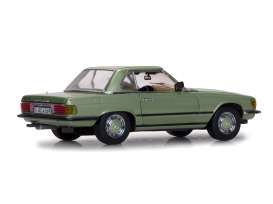 Mercedes Benz  - 1977 silvergreen - 1:18 - SunStar - 4569 - sun4569 | Toms Modelautos