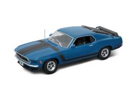 Ford  - 1970 blue - 1:18 - Welly - 18002b - welly18002b | Toms Modelautos