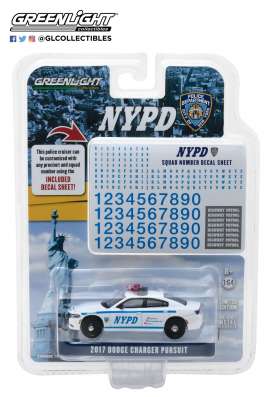 Dodge  - Charger *NYPD* 2017 various - 1:64 - GreenLight - 42821 - gl42821 | Toms Modelautos