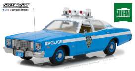Plymouth - Fury 1975 blue/white - 1:18 - GreenLight - gl19043 | Tom's Modelauto's Plymouth - Fury 1975 blue/white - 1:18 - GreenLight - gl19043 | Tom's Modelauto's