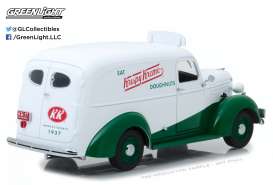 Chevrolet  - Panel Truck 1939 white/green - 1:24 - GreenLight - 18240 - gl18240 | Toms Modelautos