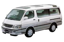 Toyota  - Hiace 1999  - 1:24 - Aoshima - 06274 - abk06274 | Toms Modelautos