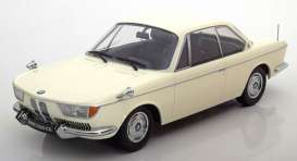BMW  - 1965 creme - 1:18 - KK - Scale - kkdc180121 | Toms Modelautos